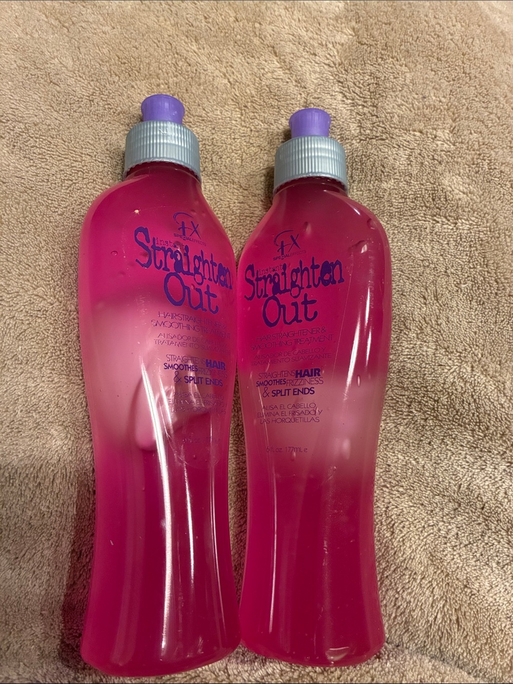 Straighten Out Hair Treatment - Pink